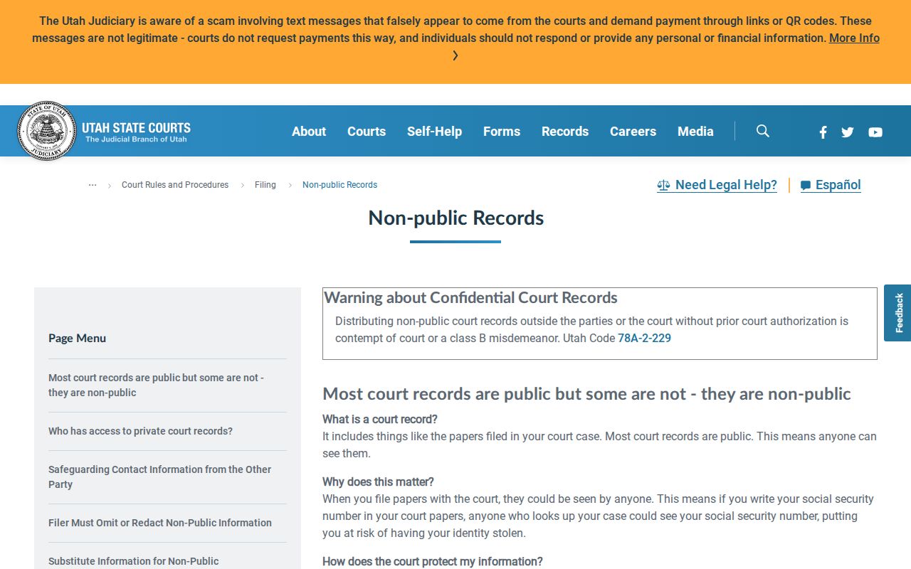 Kane County active warrant access reference showing public and restricted court-record categories